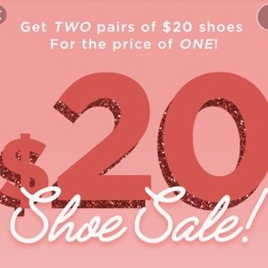 2 for $20 Shoes!!